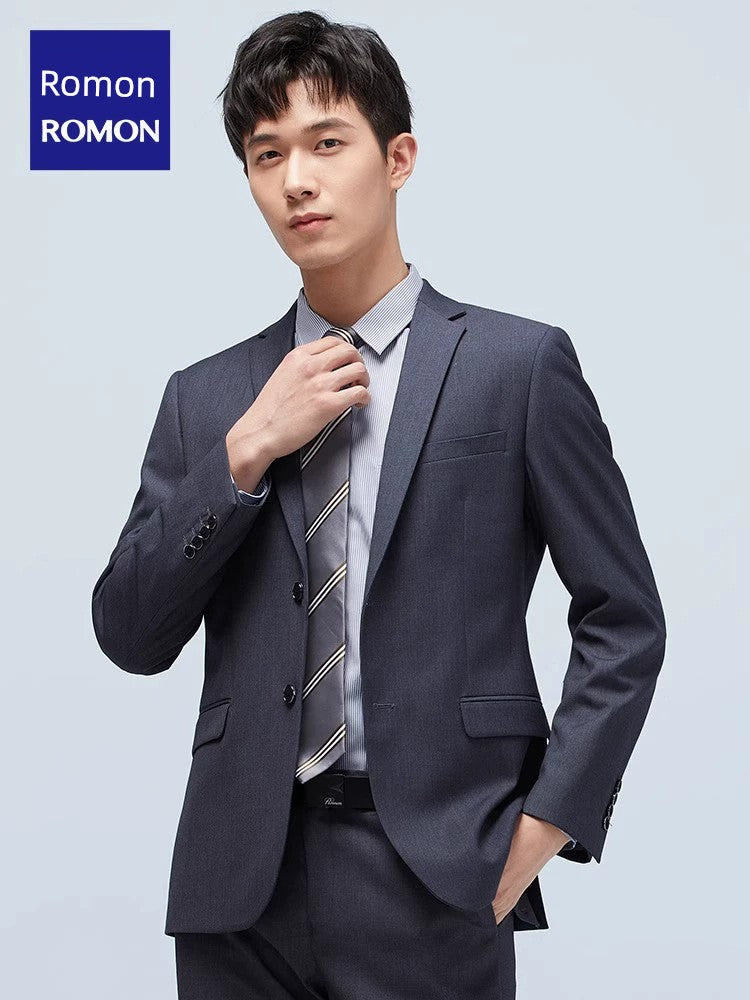 Romon All-Matching Work Clothes Young and Middle-aged Men Leisure Suit