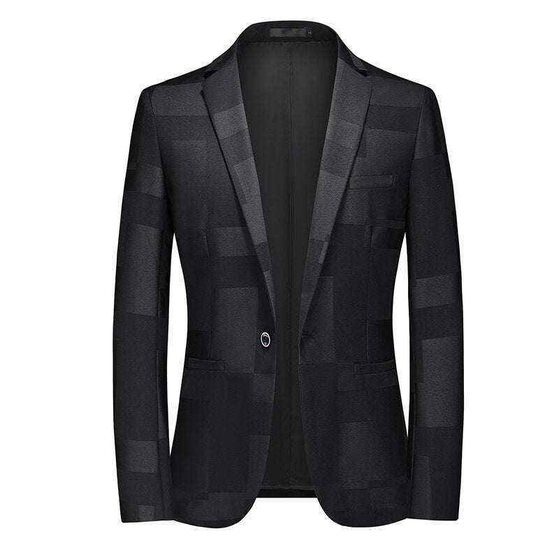 Large Size 6XL Men Business Boutique Suit Jacket 2023 Summer New Wedding Party Blazers Men's Thin Coats