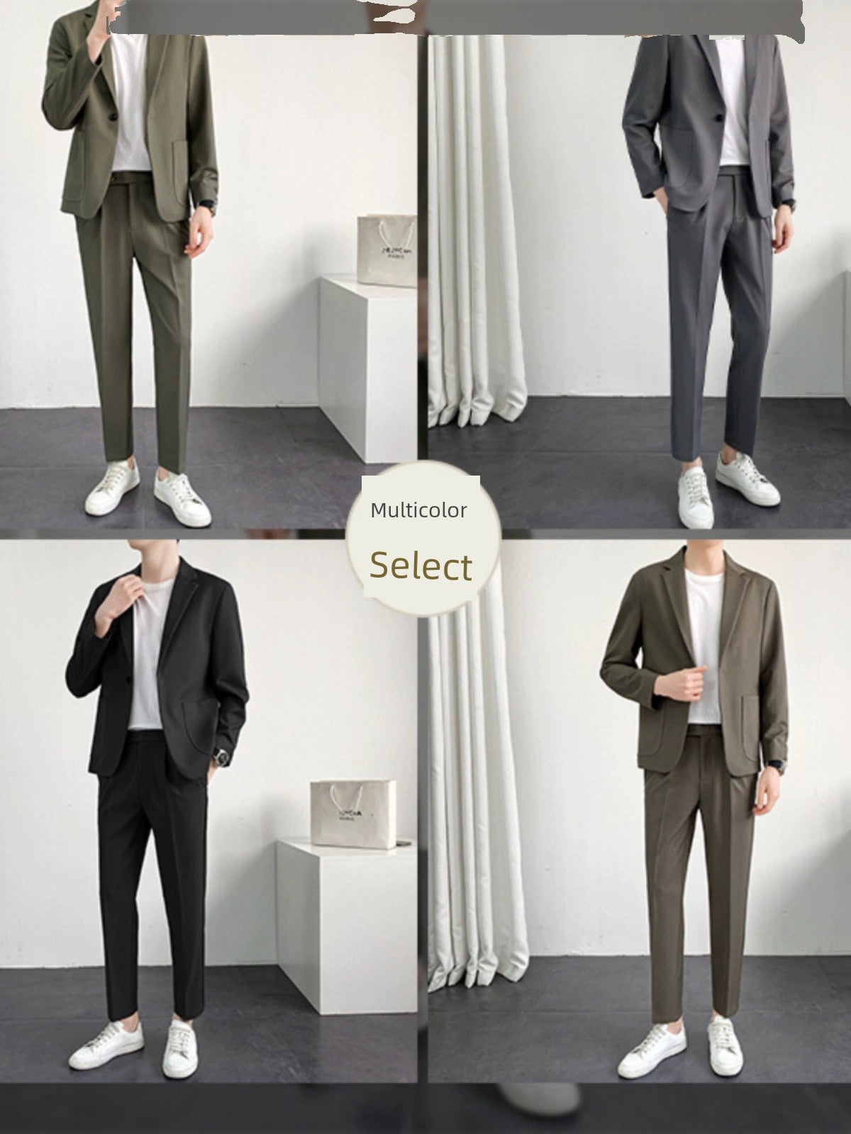 Spring and Autumn T-shirt Fancy Three-Piece Set Leisure Suit