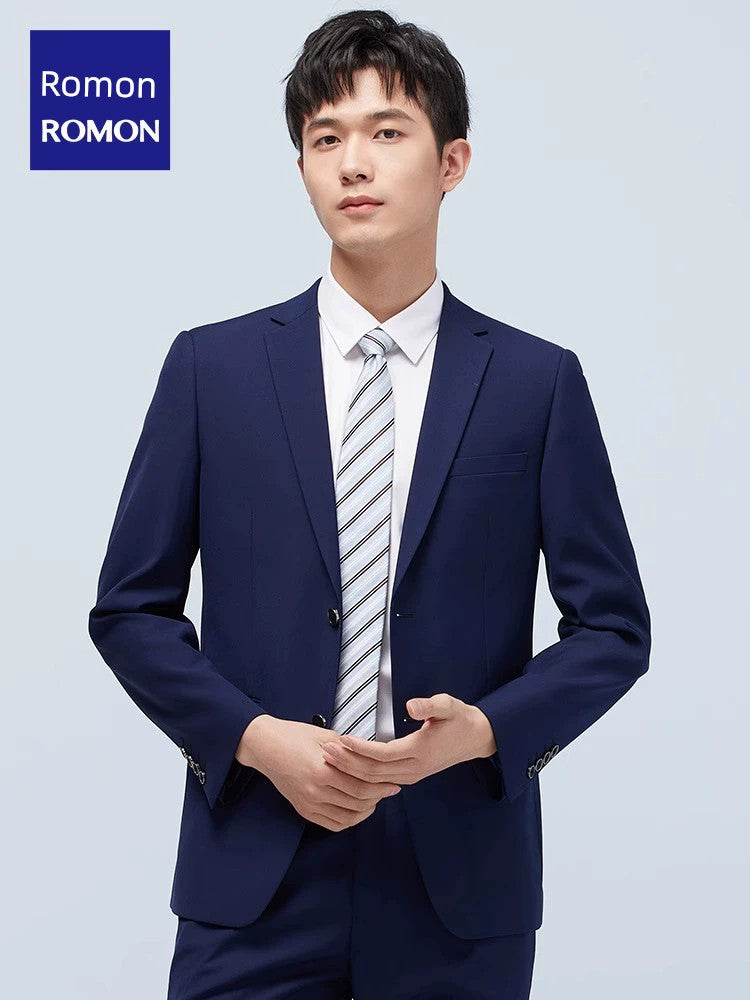 Romon All-Matching Work Clothes Young and Middle-aged Men Leisure Suit