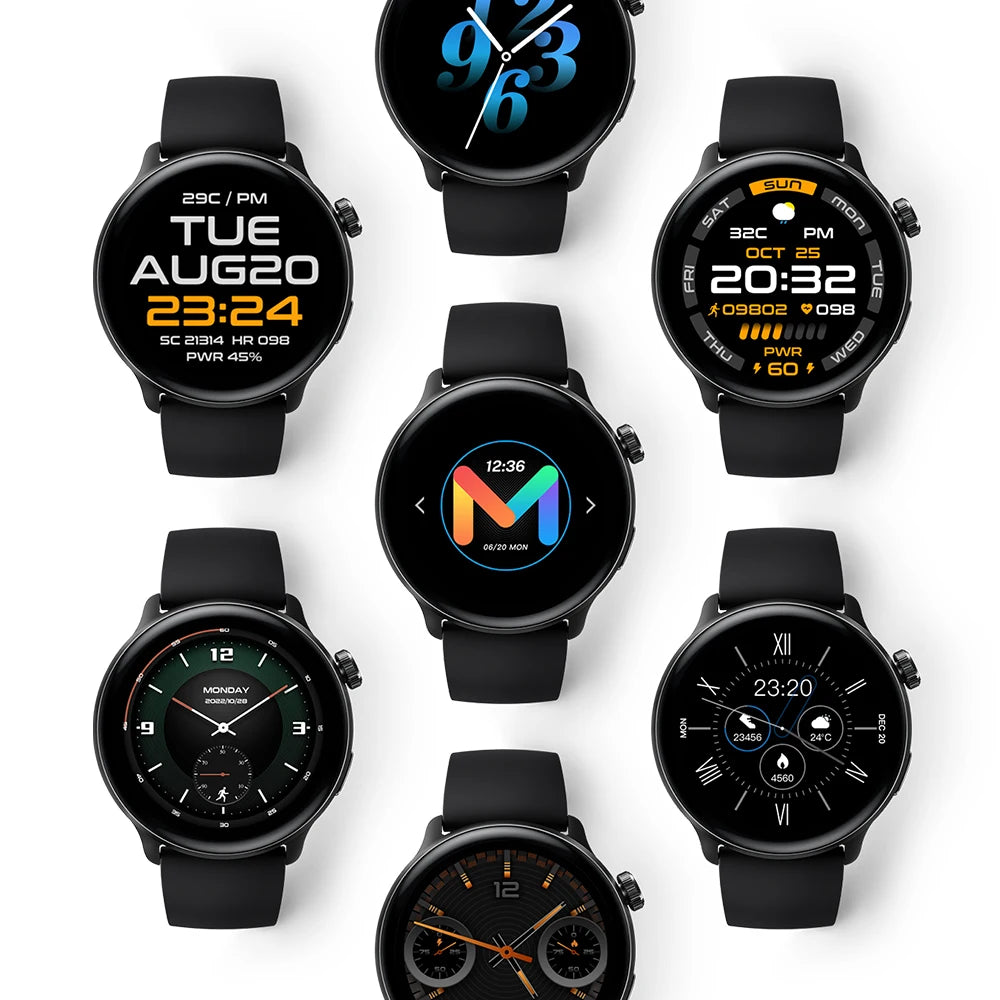 Mibro Lite2 Smartwatch Global Version HD Bluetooth Calling 1.3Inch AMOLED Screen AOD 2ATM Waterproof Sport Men Women Smart Watch
