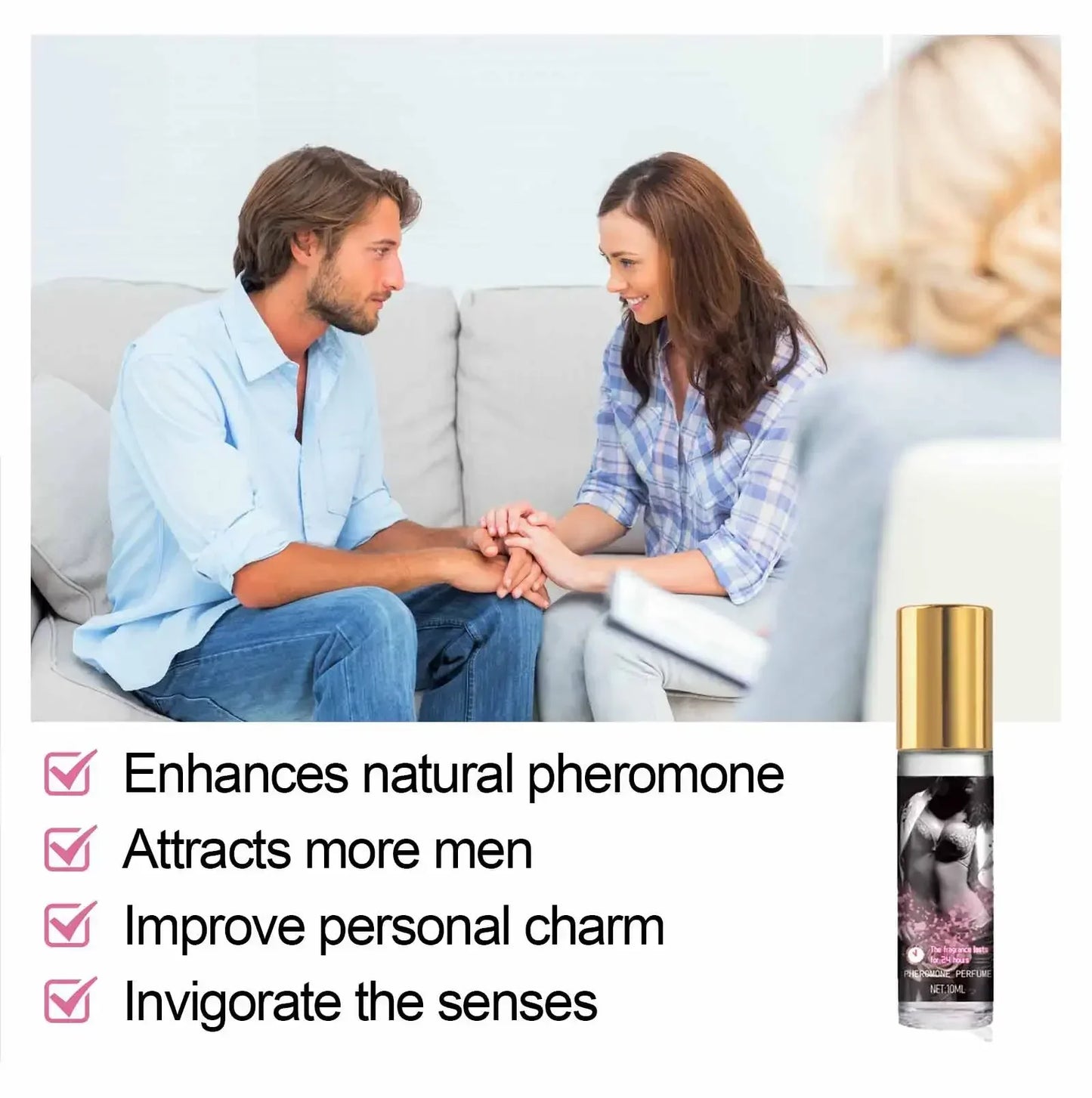 Sexy Pheromone Perfume Roll On Pheromone Perfume For Women to Attract Men Infused Essential Oil Cologne Perfume
