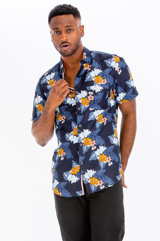 PRINT HAWAIIAN SHIRT