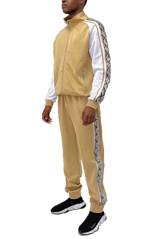 Snake Print Track Suit