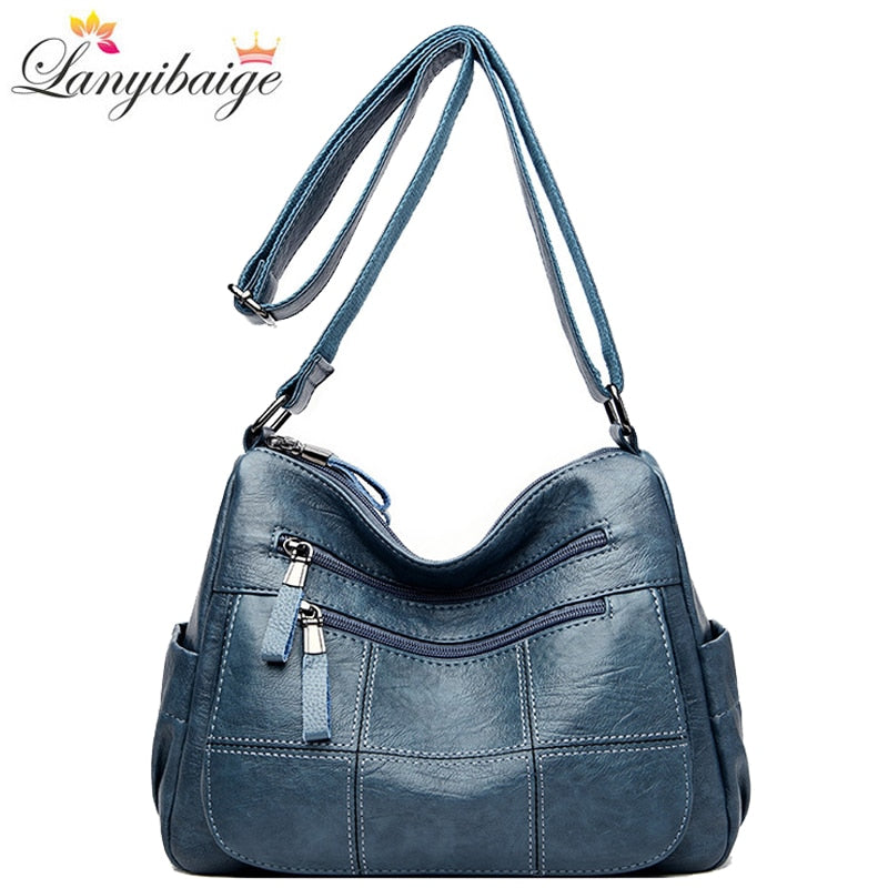 High Quality Leather Luxury Handbags Ladies Bag Designer Shoulder Crossbody Bags For Women 2023 New Bolsa Feminina Sac A Main