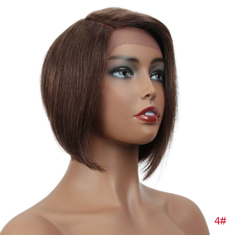 Straight Bob Human Hair Wigs Part Lace Front Bob Wigs Straight Short Bob Wig Rebecca Wig Brazilian Lace Front Human Hair Wigs