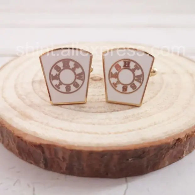 one pair mark master Royal Arch Masonic Freemason Mason Cufflinks gentleman Handicraft decorations cloth  accessories