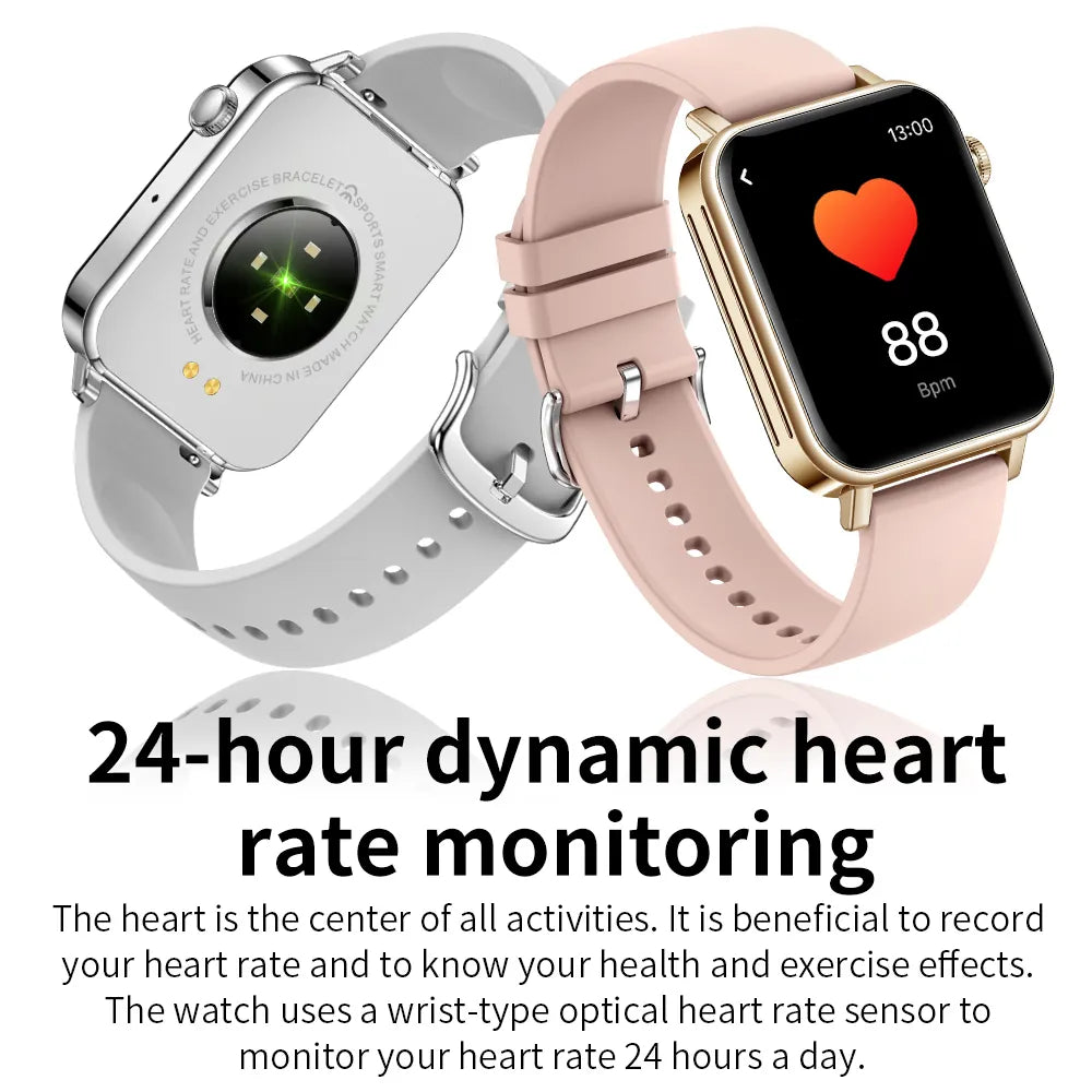 LIGE Men's Smart Watch Heart Rate Monitor Sports Fitness Tracker Women Smartwatch Men Custom Dial Smart Bracelet For Android IOS