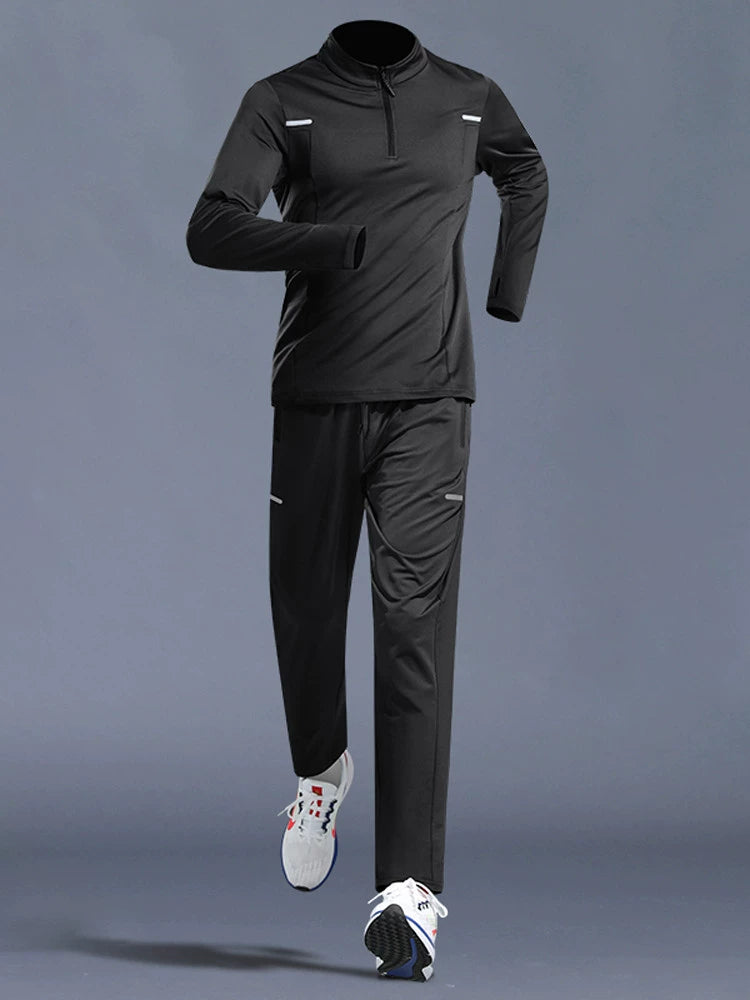 Men's Spring and Autumn Sports Track and Field Casual Sports Suit