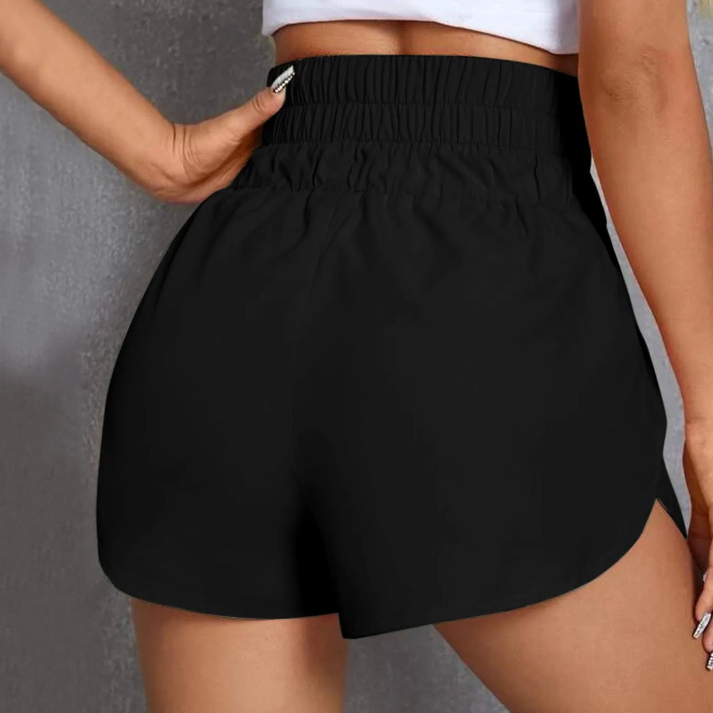 Shorts Swimsuit Woman 2024 Womens Running Workout Trunks Elastic Waist Bathing Suit Shorts Swimwear Sports Boyshort Pants Womens