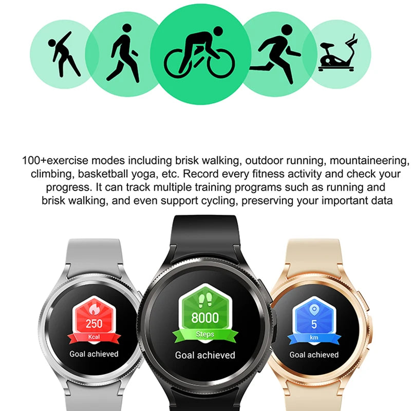 GPS Sports Smartwatch Men 1.43 Inch AMOLED HD Screen GPS Fitness Tracker Health Monitoring Waterproof Bluetooth Call Smart Watch