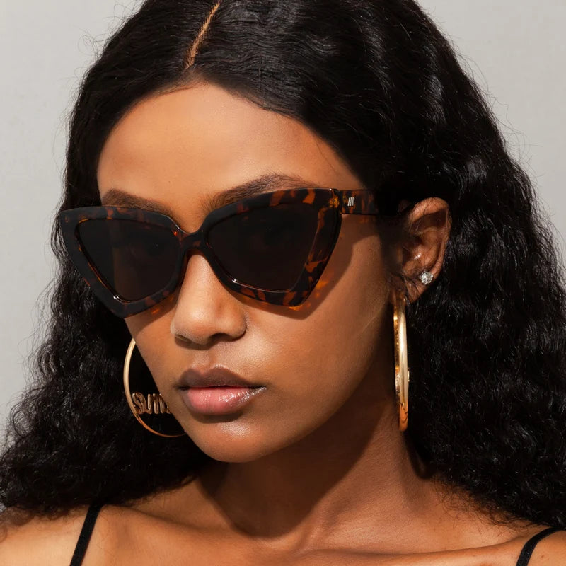 Vintage Cat Eye Sunglasses Women Small Frame Retro Sunglass UV400 Protection Sun Glasses Fashion Trendy Shades Glasse Eyewear