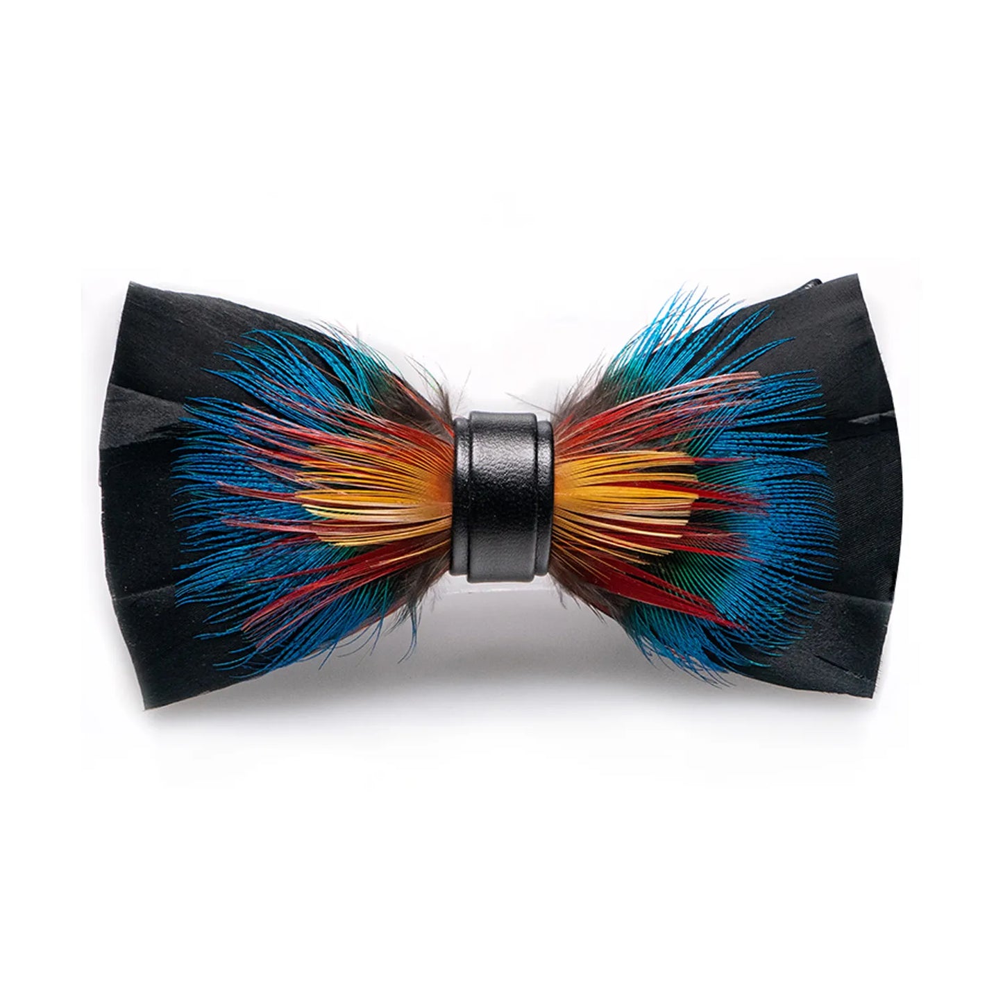 JEMYGINS New Design Men's Wedding Bow Tie Fashion Handmade Feather BowTie Gift for Birthday Party Men Bow Tie Suit Accessories