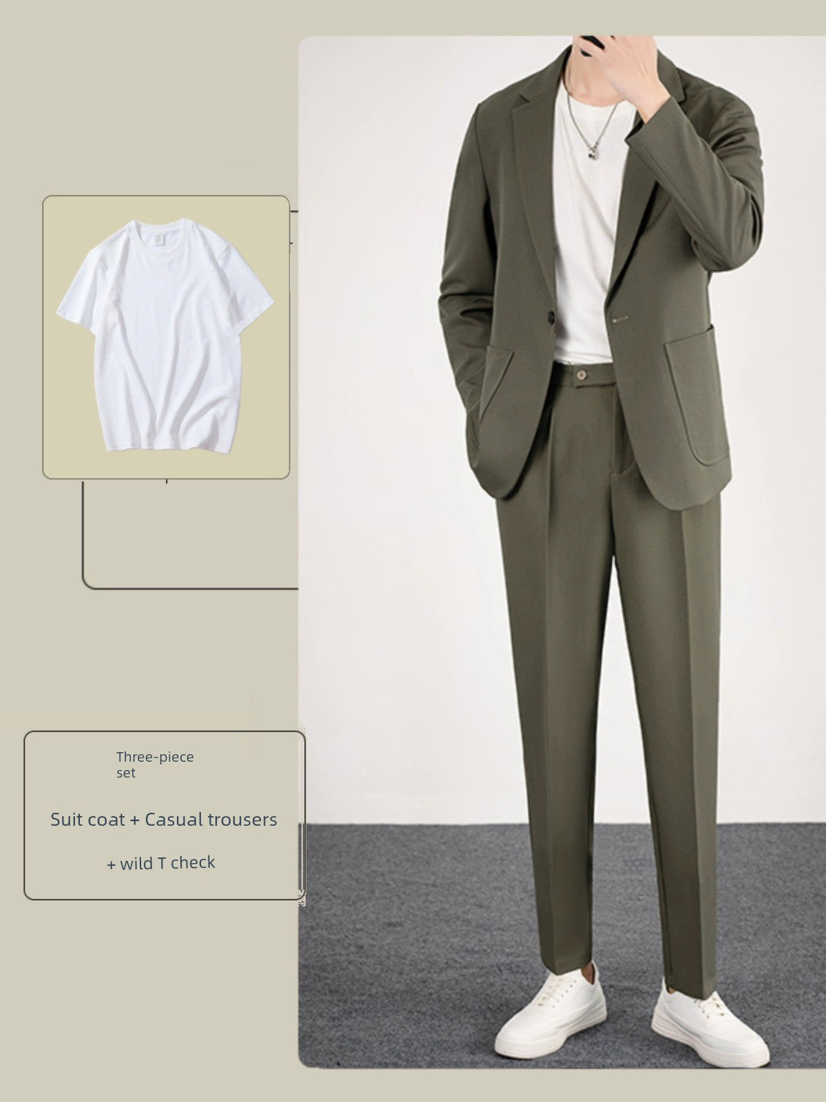 Fall Loose Handsome Minimalist All-Match Suit Suit