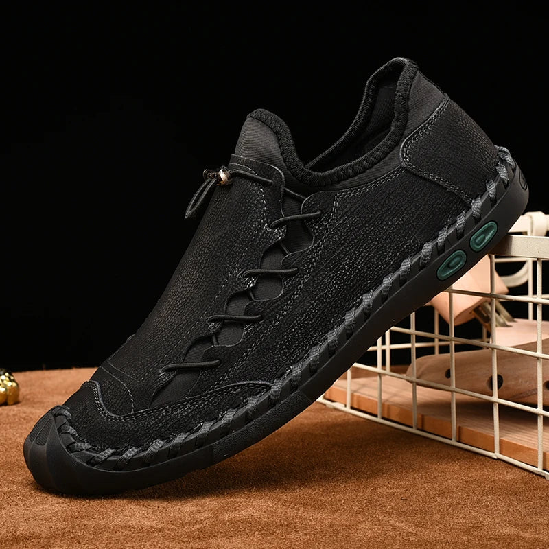 Classic Leather Shoes Men loafers Casual Sneakers Handmade Outdoor Men Shoes Leather Hot Sale Casual Wallking Footwear