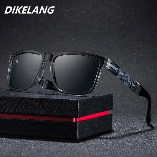 Classic Square Vintage Men's Polarized Sunglasses For Men Women Luxury Brand Designer Driving Sun Glasses UV400 Fishing Eyewear