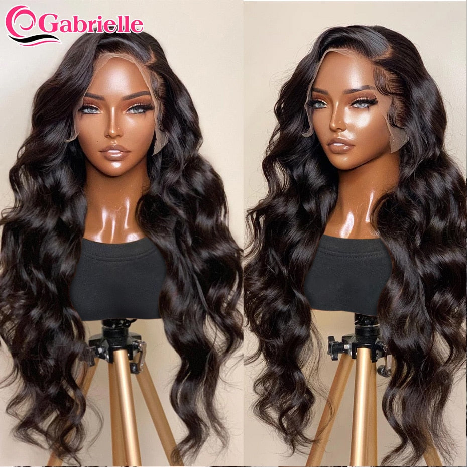 Gabrielle 13x6 13x4 Lace Front Wig Human Hair for Women Body Wave Human Hair Wigs 5x5 Lace Closure Wig Raw Indian Natural Hair